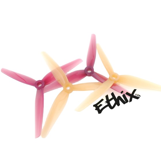 Hot Sales HQPROP Ethix P3 Peanut Butter & Jelly Prop 5130 5.1X3X3 3-Blade PC Propeller for RC FPV Racing Freestyle 5Inch